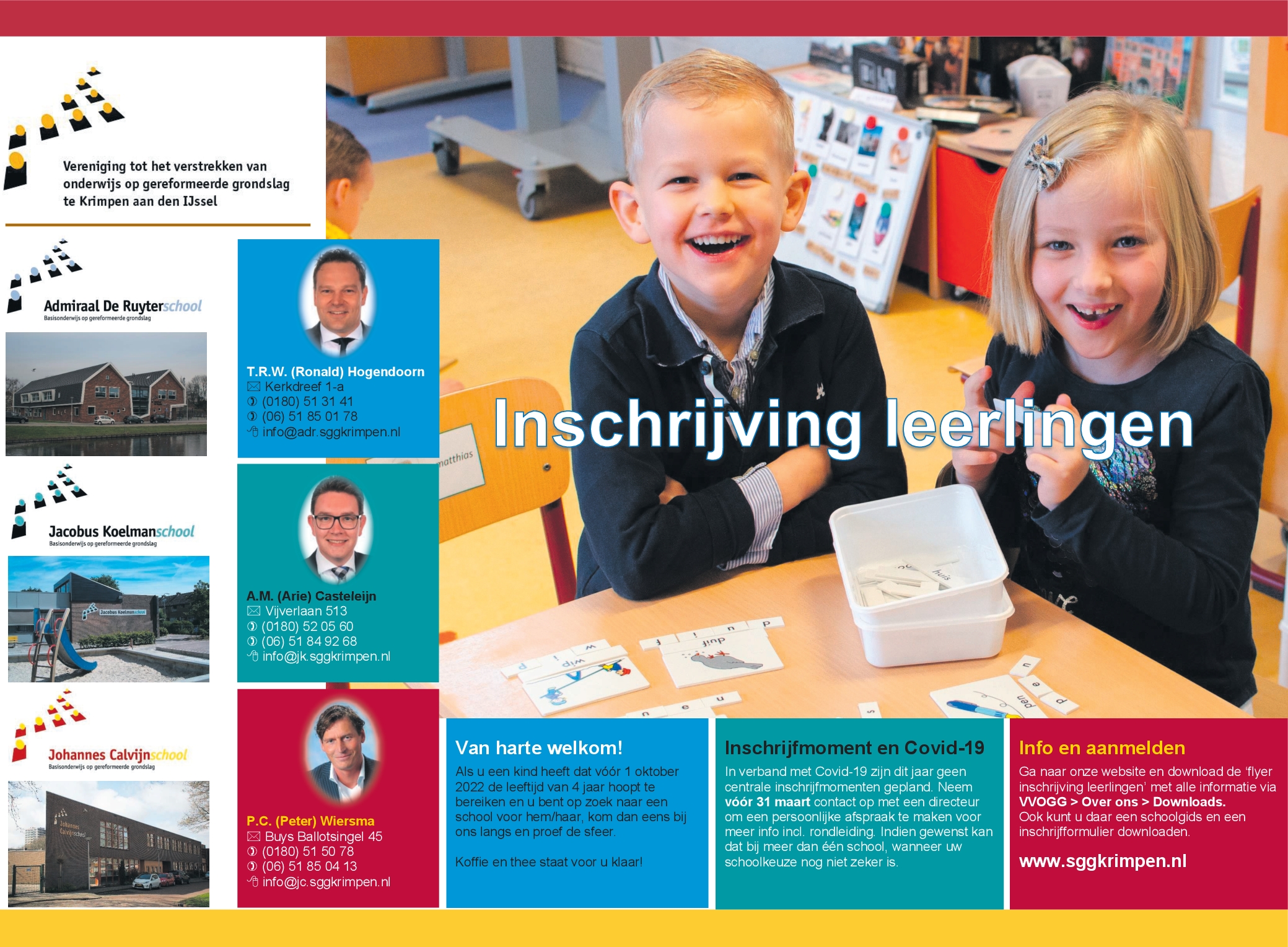 Inschrijving leerlingen